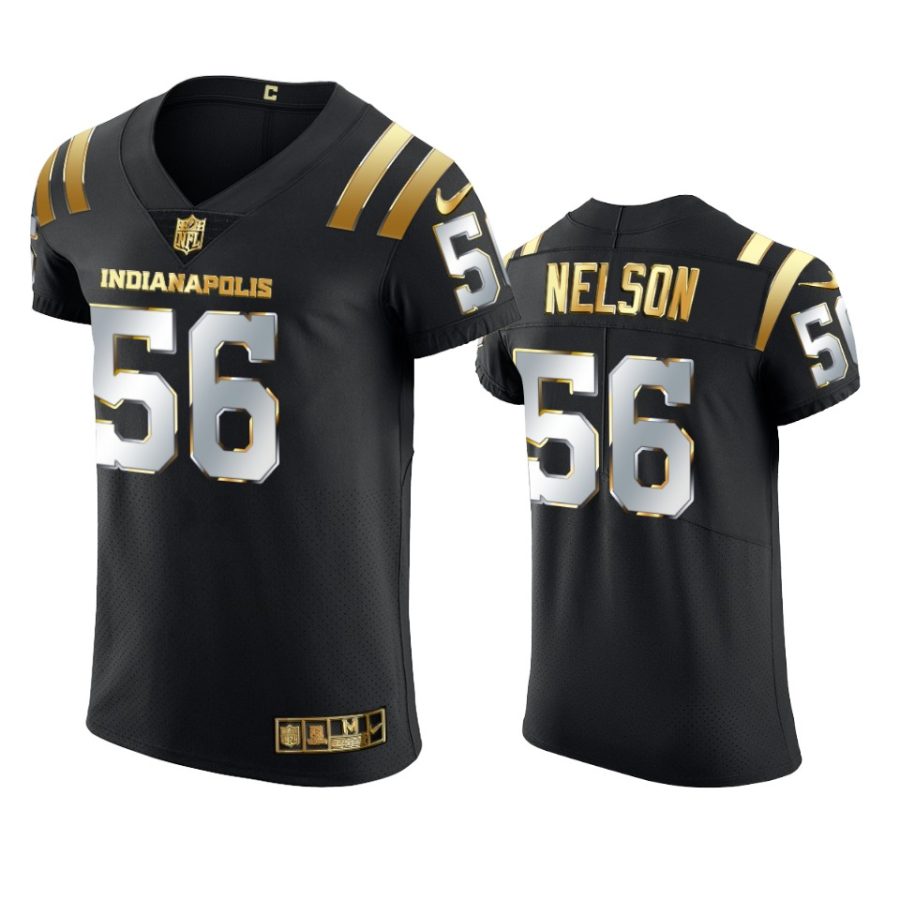 colts quenton nelson black golden edition elite jersey