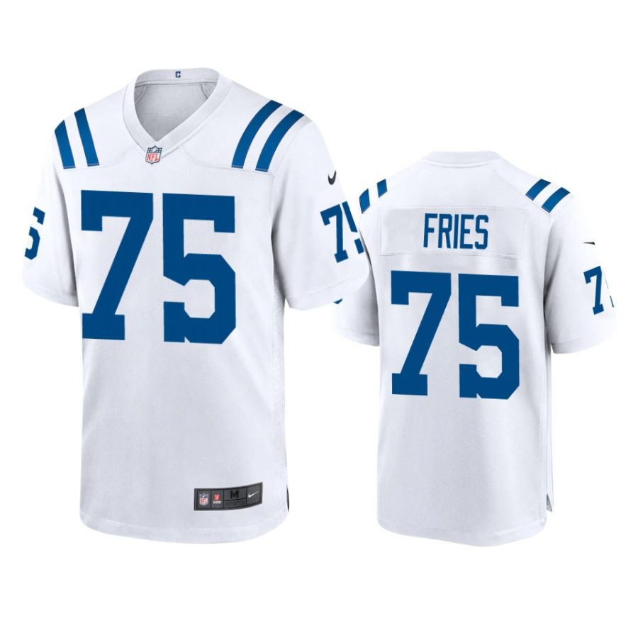 colts will fries white game jersey