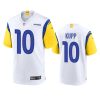 cooper kupp rams white alternate game jersey