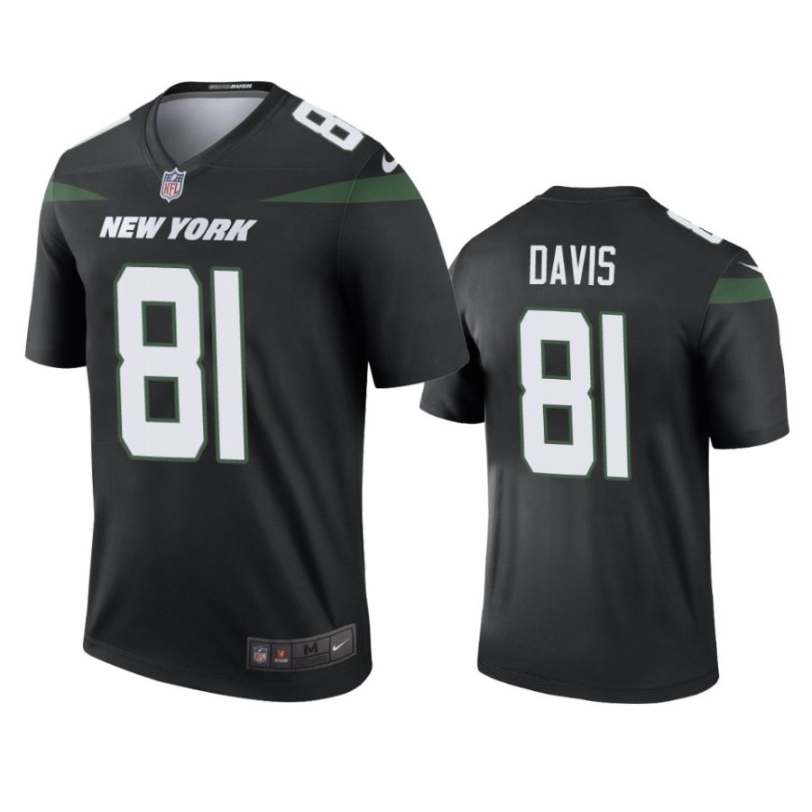 corey davis color rush legend jets black jersey