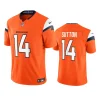 courtland sutton broncos jersey orange limited 2024 vapor f.u.s.e.