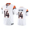 courtland sutton broncos jersey white limited 2024 vapor f.u.s.e.