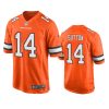 courtland sutton broncos orange alternate game jersey