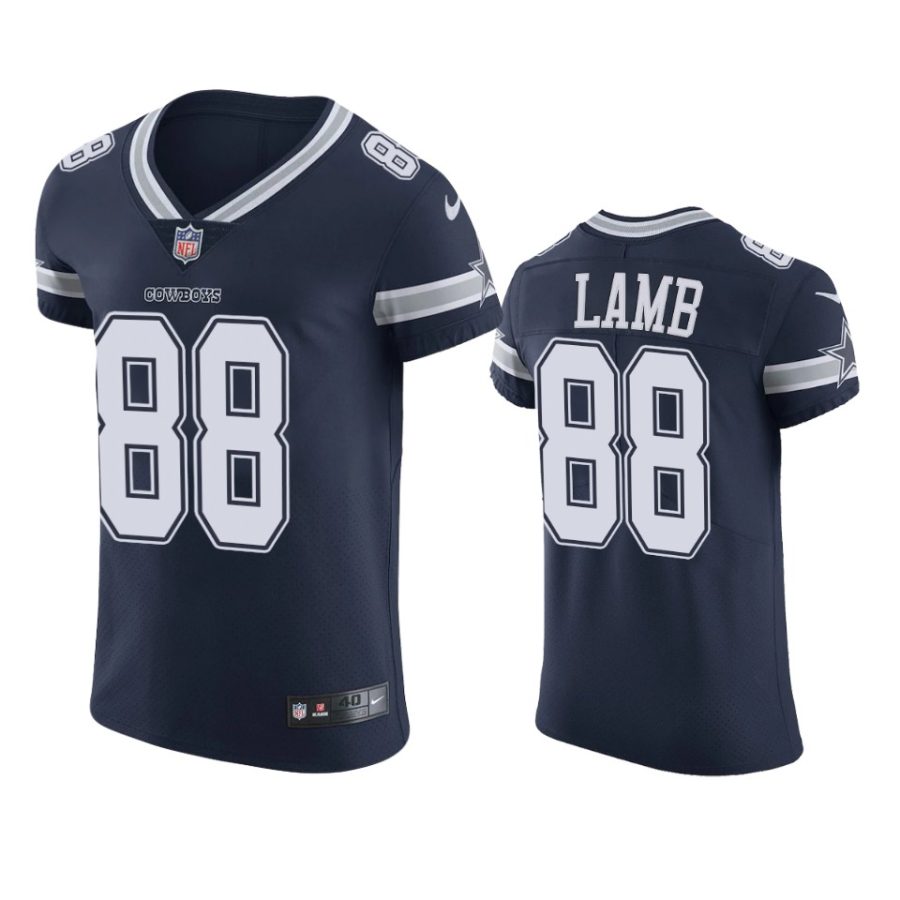 cowboys ceedee lamb navy vapor elite jersey