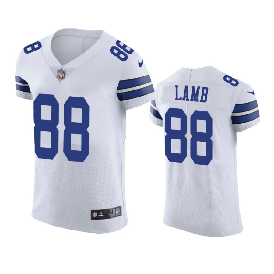 cowboys ceedee lamb white vapor elite jersey