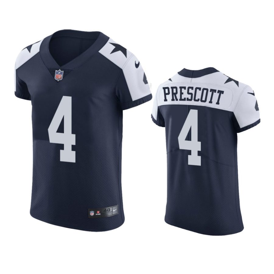 cowboys dak prescott navy alternate vapor elite jersey