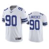 cowboys demarcus lawrence white limited 100th season jersey