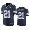 cowboys ezekiel elliott navy 60th anniversary vapor limited jersey