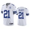 cowboys ezekiel elliott white 60th anniversary vapor limited jersey