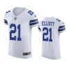 cowboys ezekiel elliott white vapor elite jersey