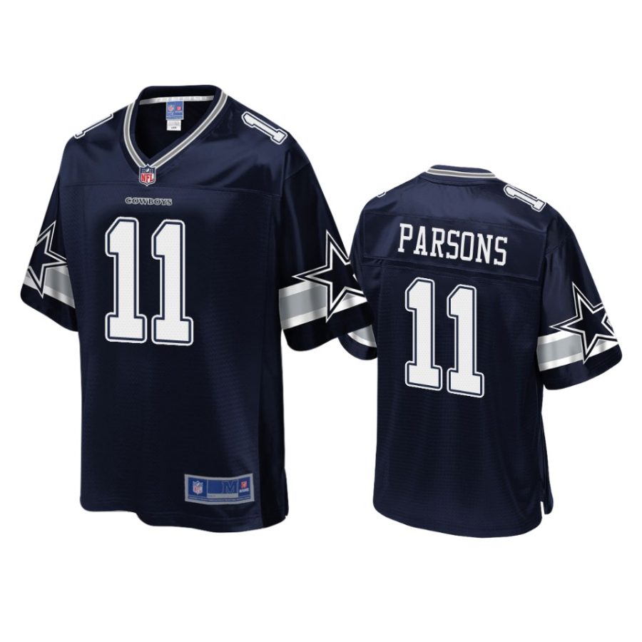 cowboys micah parsons navy pro line jersey