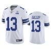 cowboys michael gallup white 60th anniversary vapor limited jersey