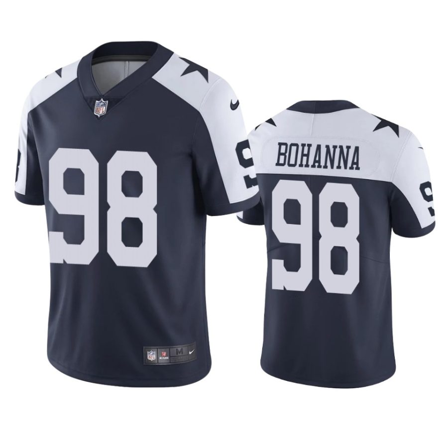 cowboys quinton bohanna navy vapor jersey