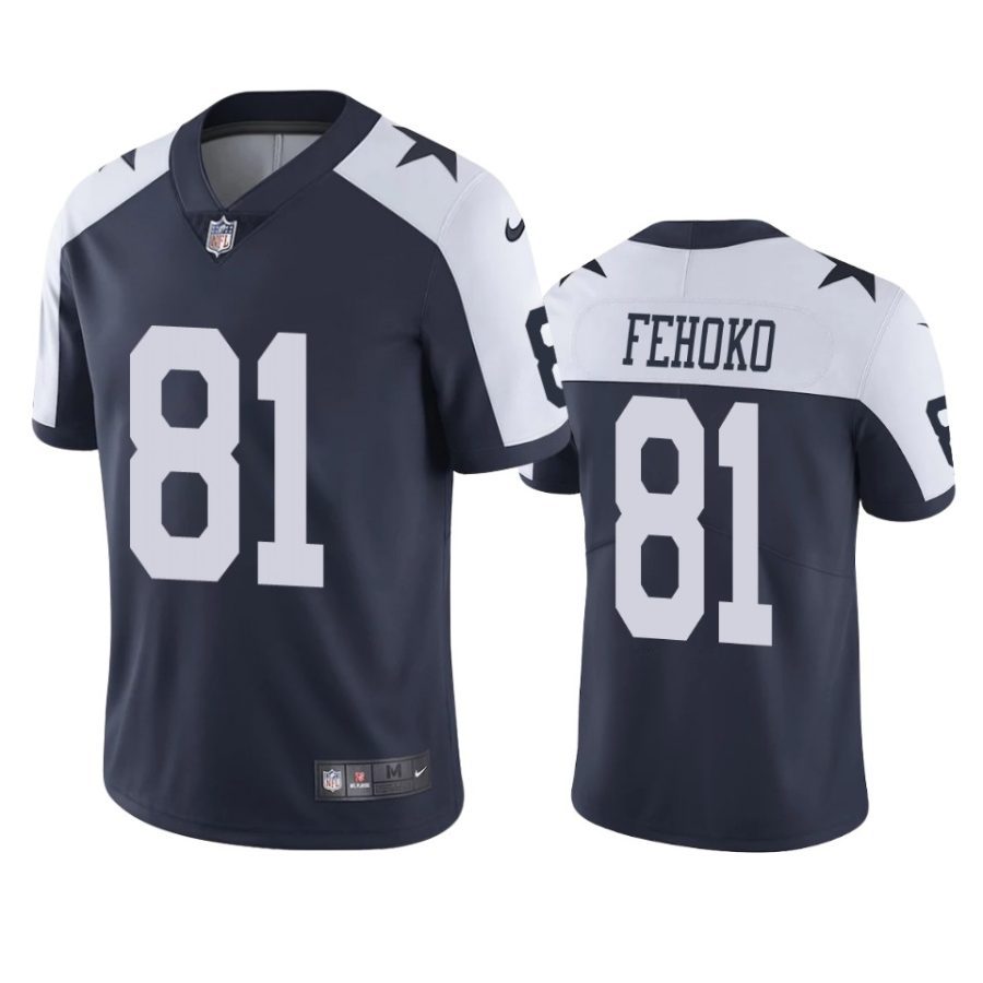 cowboys simi fehoko navy vapor jersey