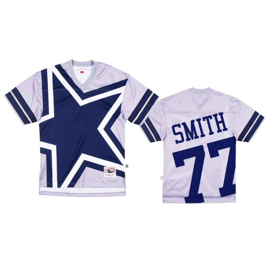 cowboys tyron smith gray big face jersey