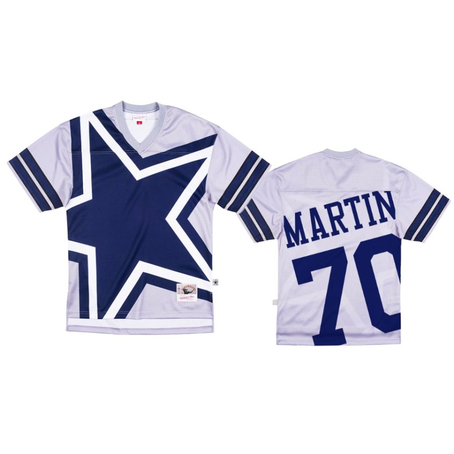 cowboys zack martin gray big face jersey