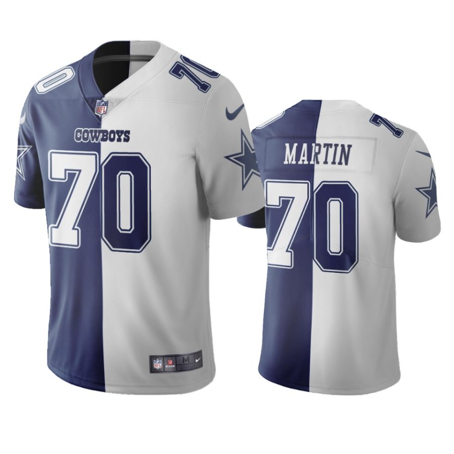 cowboys zack martin navy white vapor limited two tone jersey