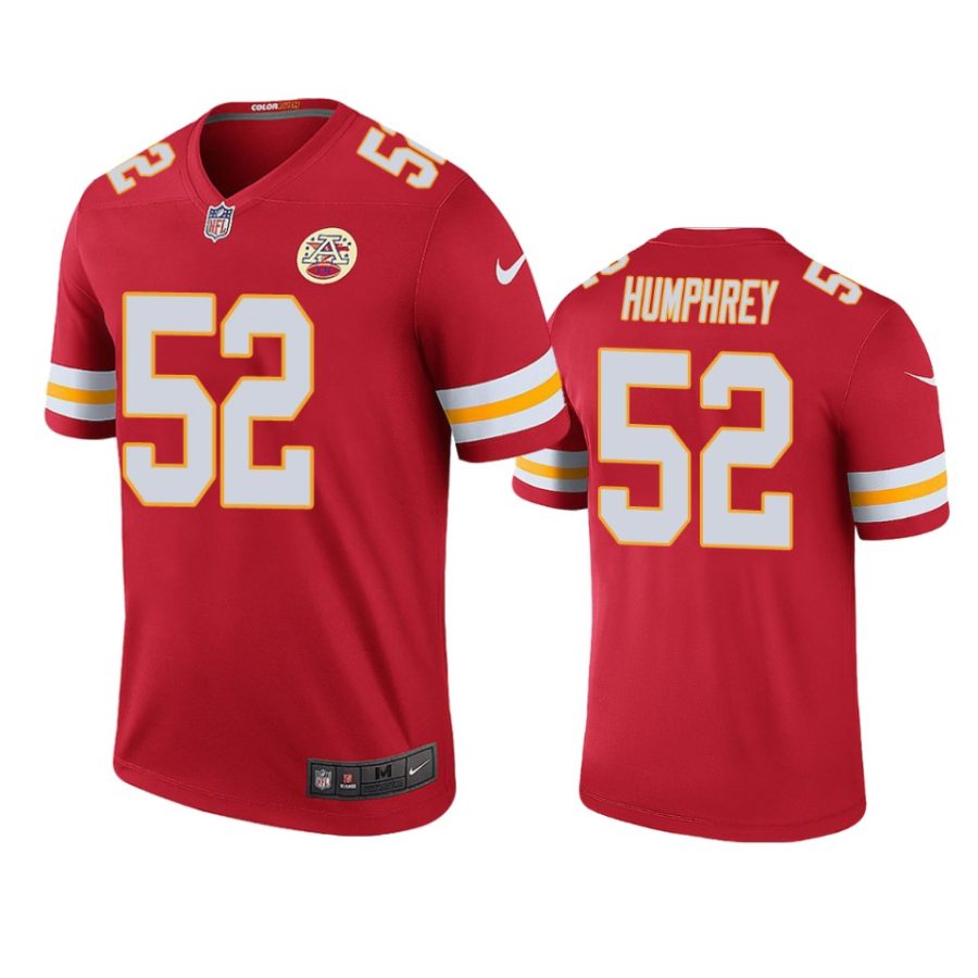 creed humphrey color rush legend chiefs red jersey