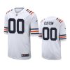 custom bears white alternate game jersey