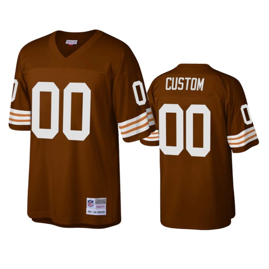 custom browns brown legacy replica jersey