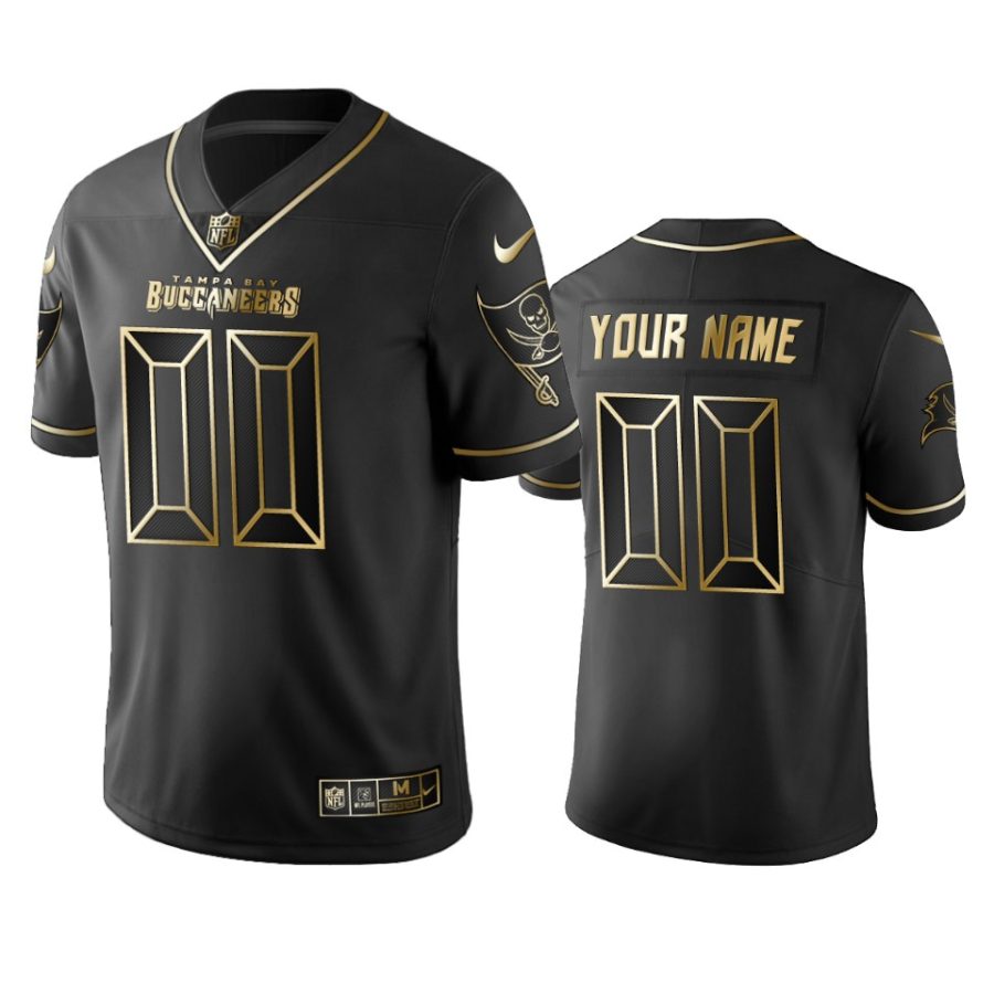 custom buccaneers black golden edition jersey