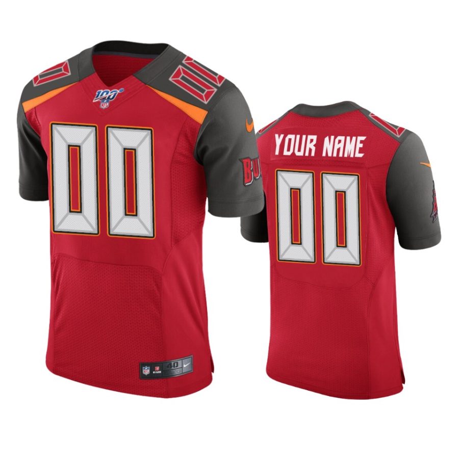 custom buccaneers red nfl 100 vapor elite jersey