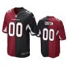 custom cardinals cardinal black split game jersey