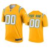 custom chargers 2021 inverted legend gold jersey