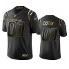 custom chargers black golden limited jersey