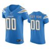 custom chargers powder blue nfl 100 vapor elite jersey