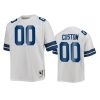 custom cowboys white throwback authentic jersey