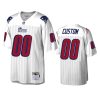 custom patriots white legacy replica jersey