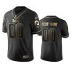 custom rams black golden edition jersey