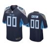 custom titans navy 2021 nfl playoffs patch jersey