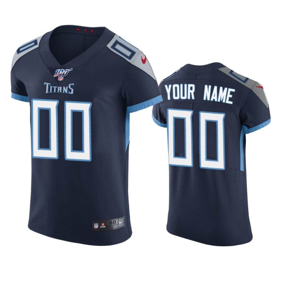 custom titans navy nfl 100 vapor elite jersey