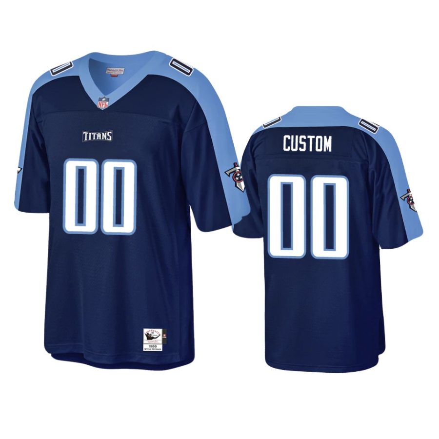 custom titans navy throwback jersey