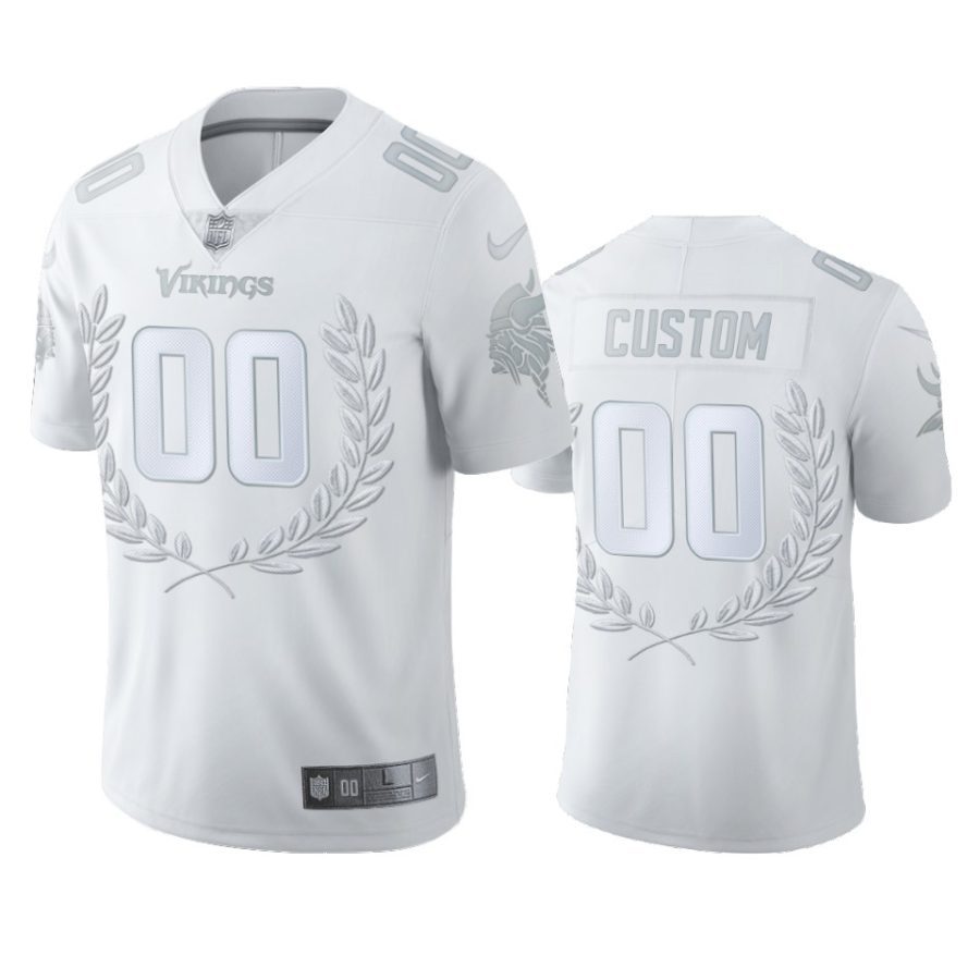 custom vikings white nfl mvp jersey