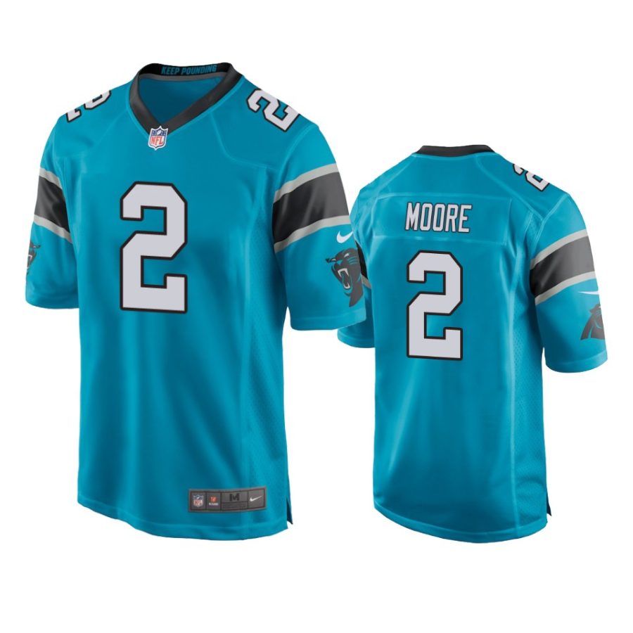 d.j. moore panthers blue game jersey