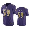 daelin hayes ravens color rush limited purple jersey