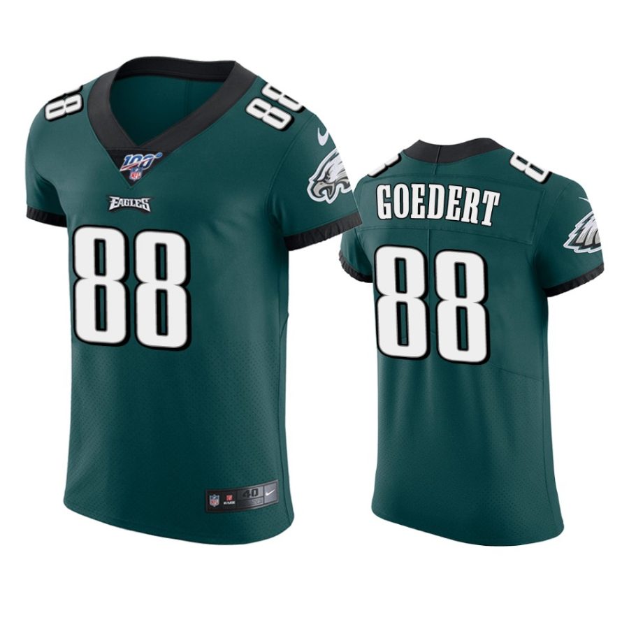 dallas goedert eagles midnight green nfl 100 vapor elite jersey