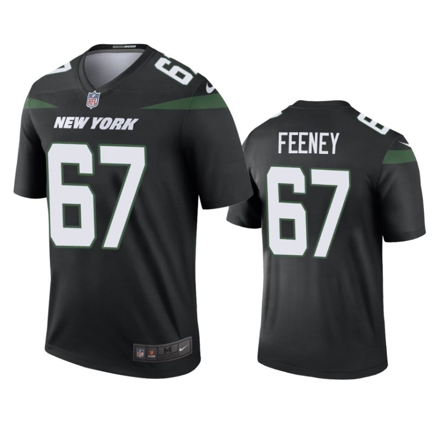 dan feeney color rush legend jets black jersey