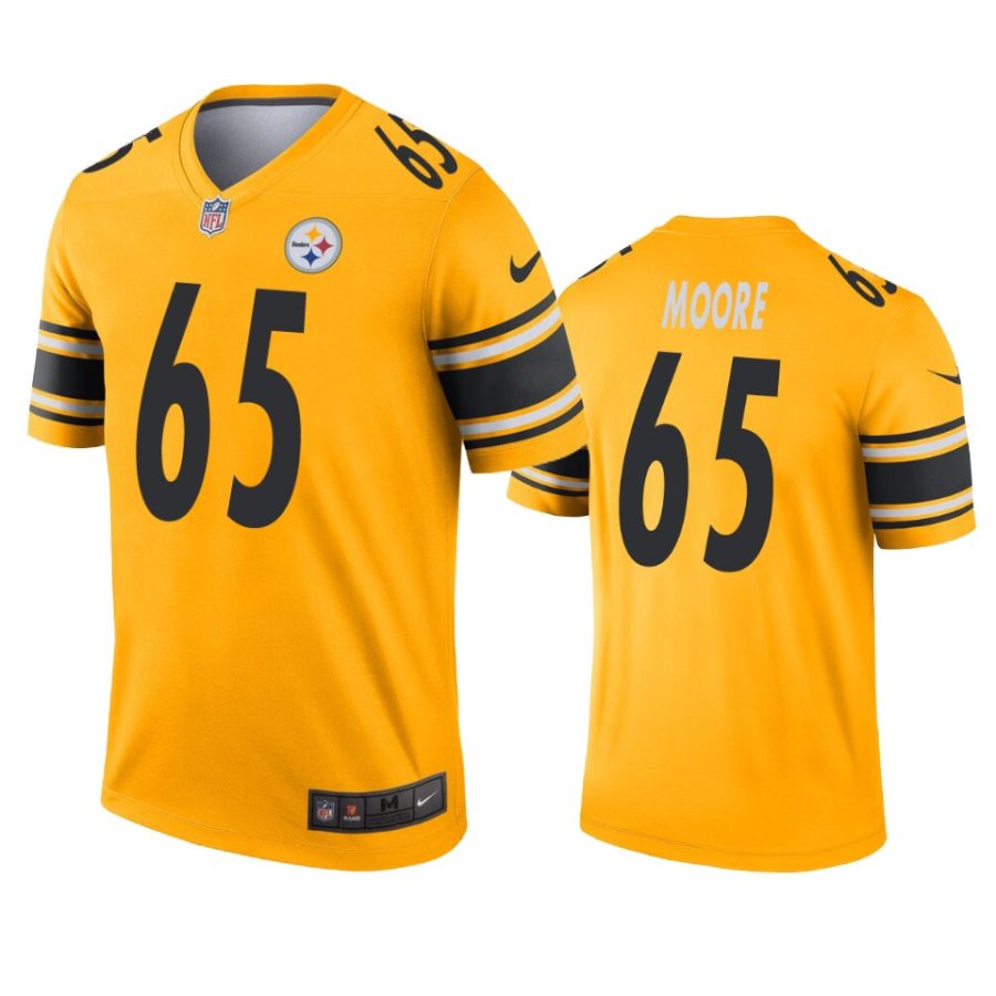 dan moore steelers gold inverted legend jersey