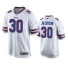 dane jackson bills white game jersey