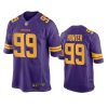 danielle hunter vikings purple alternate game jersey