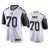 dante smith bengals white alternate game jersey