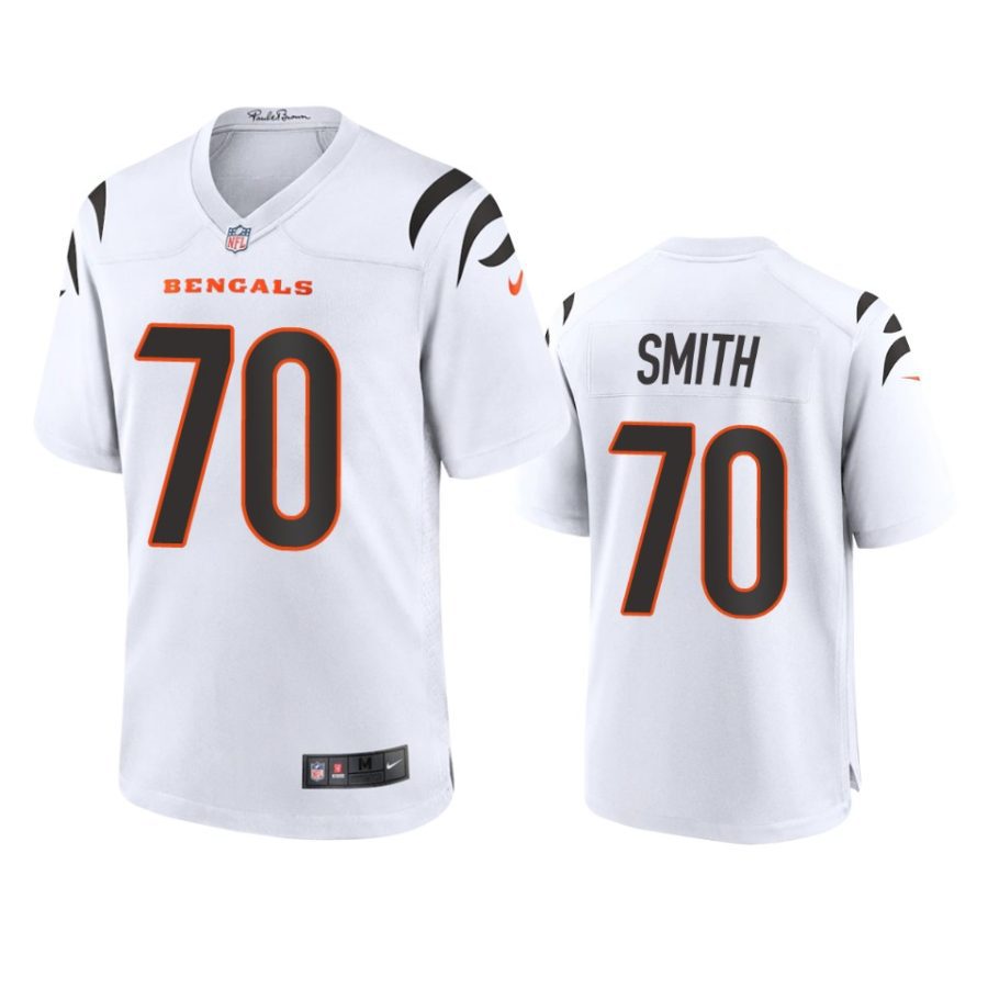 dante smith bengals white game jersey