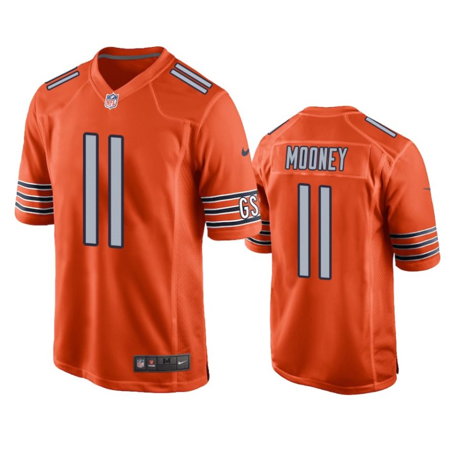 darnell mooney bears orange alternate game jersey