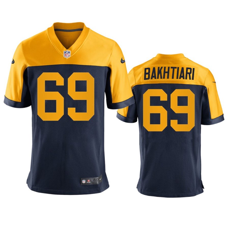 david bakhtiari packers navy throwback new jersey