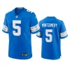 david montgomery lions blue 2024 game jersey