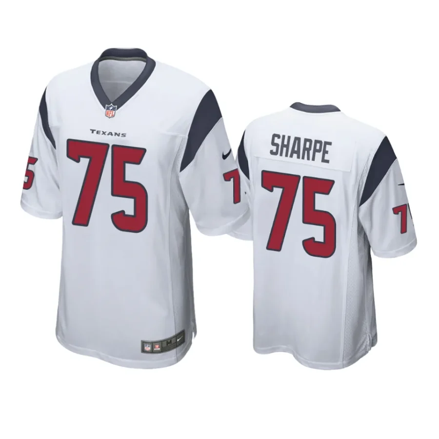 david sharpe texans white game jersey